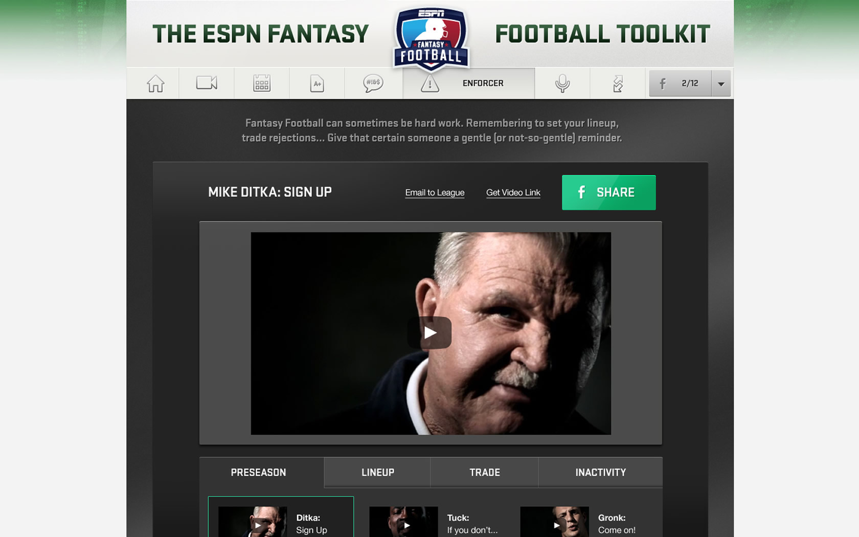 ESPN : Fantasy Football Commissioner Kit